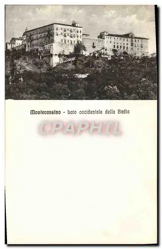 Cartes postales Montecassino Lato Occidentale Della Badia