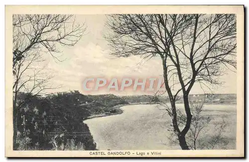 Cartes postales Castel Gandolfo Lago E Villini