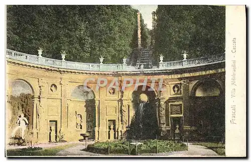 Cartes postales Frascati Villa Aldobrandini Cascata