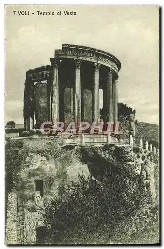 Cartes postales Tivoli Tempio Di Vesta