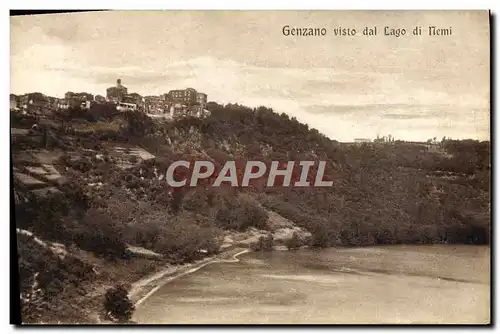 Ansichtskarte AK Genzano Visto Dal Lago Di Nemi