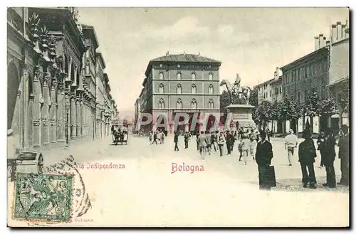 Cartes postales Via Indiapendenza Bologna