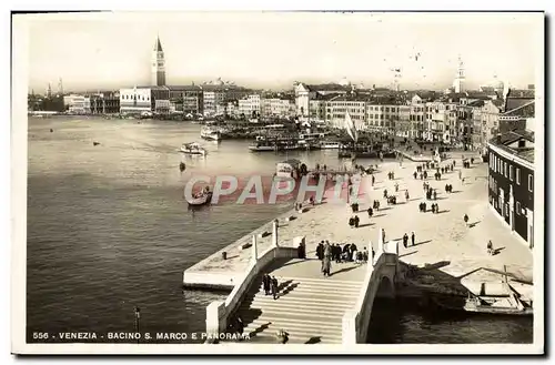 Ansichtskarte AK Venezia Bacino S Marco E Panorama