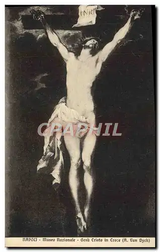 Ansichtskarte AK Napoli Museo Nazionale Gesu Cristo In Croce Van Dyck