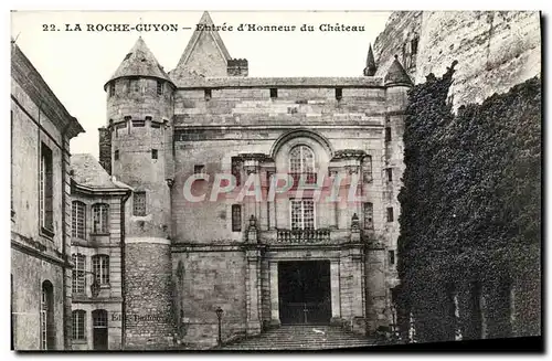 Cartes postales La Roche Guyon Entree D&#39Honneur Du Chateau