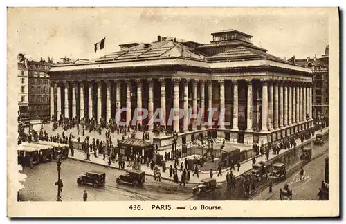 Cartes postales Paris La Bourse