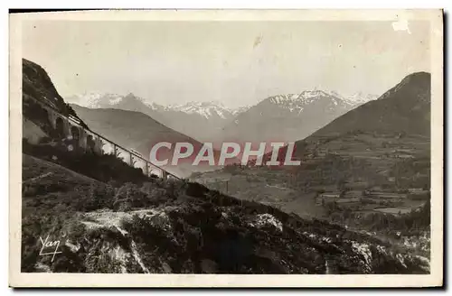 Cartes postales Le Viaduc Du Pic Du Jer Et Les Montagnes