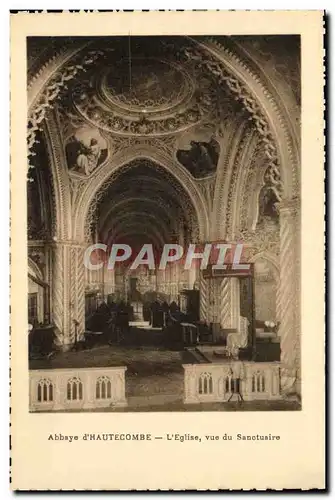 Ansichtskarte AK Abbaye D&#39Hautecombe L&#39Eglise Vue Du Sanctuaire