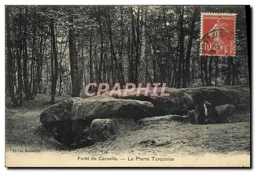 Cartes postales Foret De Caruelle La Pierre Turquoise