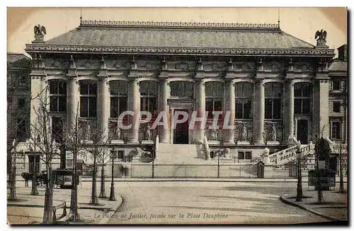 Ansichtskarte AK Paris Le Palais De Justice Facade Sur La Place Dauphine