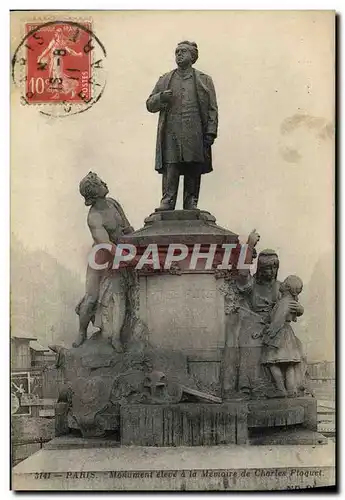 Cartes postales Paris Monument Eleve A La Memoire De Charles Floquet