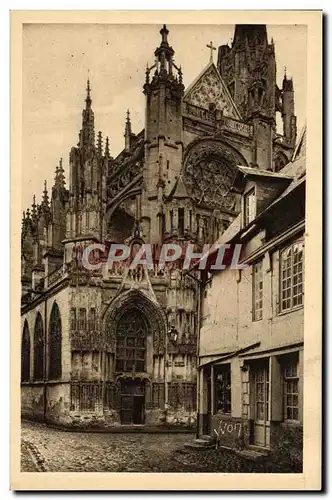 Ansichtskarte AK La Douce France Normandie De Rouen Au Havre Caudebec En Caux Eglise Notre Dame