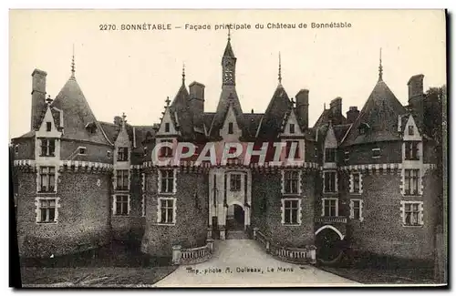 Ansichtskarte AK Bonnetable Facade Principale Du Chateau De Bonnetable