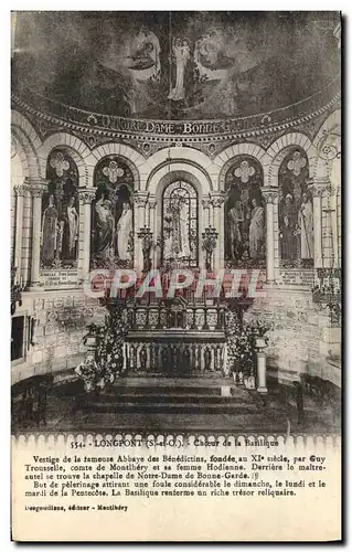 Cartes postales Longpont Choeur De La Basilique