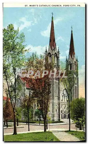 Cartes postales St Mary&#39s Catholic Church Ford City Pa
