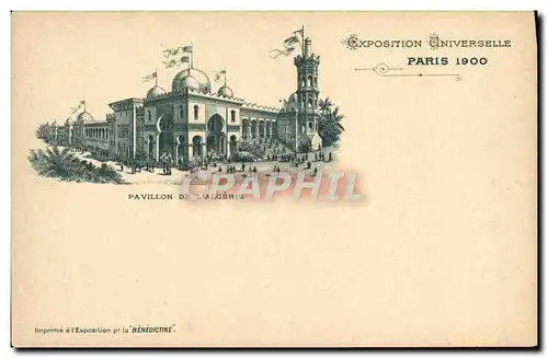 Cartes postales Exposition Universelle Paris 1900 Pavillon De L&#39Algerie