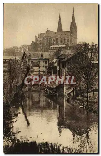 Ansichtskarte AK La Douce France Chartres Les Bords De l&#39Eure Lavoir