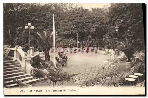 Ansichtskarte AK Vichy Les Terrasses Du Casino