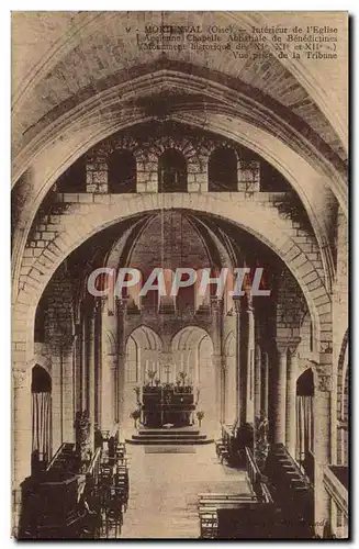 Cartes postales Moriemval Interieur De l&#39Eglise Ancienne chapelle abbatiale de Benedictines
