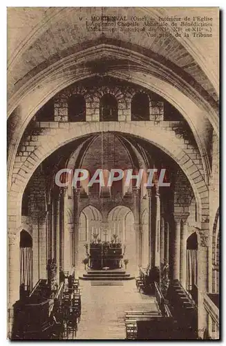 Cartes postales Moriemval Interieur De l'Eglise Ancienne chapelle abbatiale de Benedictines