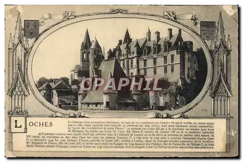 Cartes postales Loches Le chateau Royal