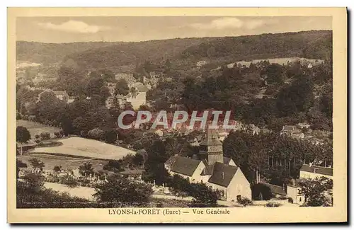 Cartes postales Lyons La Foret Vue Generale