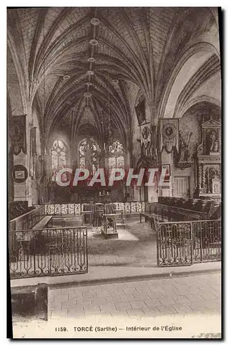 Cartes postales Torce Interieur De l&#39Eglise