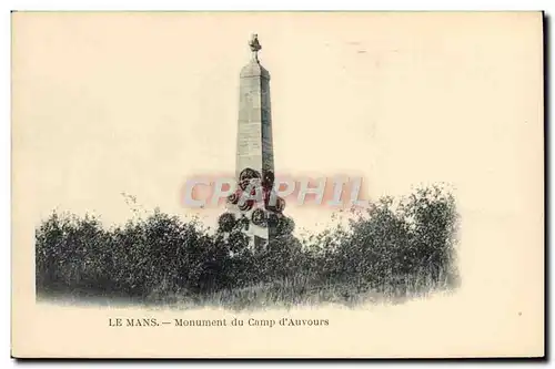 Ansichtskarte AK Le Mans Monument Du Camp d&#39Auvours Militaria