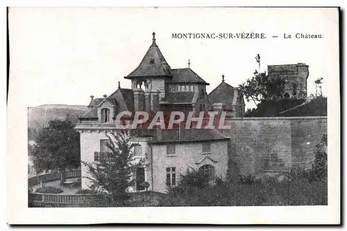 Cartes postales Montignac Sur Vezere Le Chateau