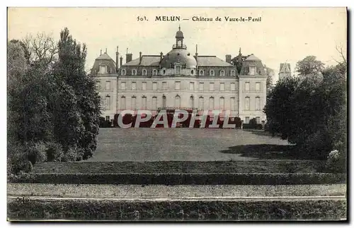 Ansichtskarte AK Melun Chateau de Vaux le Penil