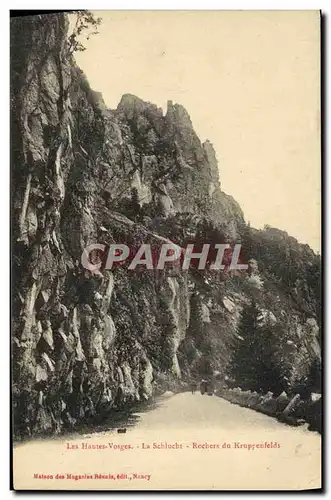 Cartes postales Les Hautes Vosges La Schlucht Rochers du Kruppenfelds