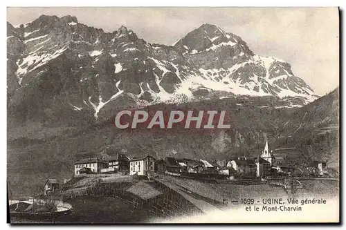 Ansichtskarte AK Ugine Vue Generale et le Mont Charvin