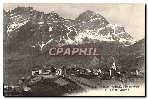 Cartes postales Ugine Vue Generale et le Mont Charvin