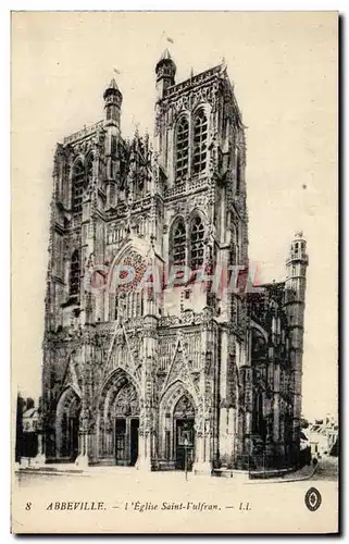 Cartes postales Abbeville Eglise Saint Vulfran