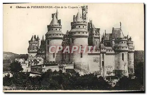 Cartes postales Pierrefonds Cote de la Chapelle