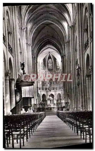 Cartes postales moderne Noyon Interieur de la Cathedrale La nef