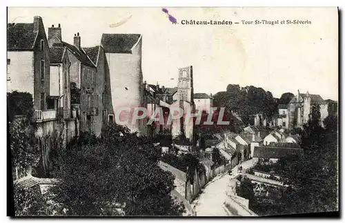 Cartes postales Chateau Landon Tour St Thugal et St Severin