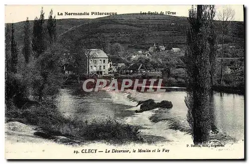 Cartes postales Clecy Le Diversor le Moulin et le Vey