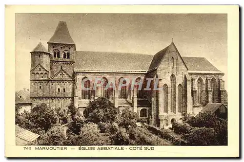 Cartes postales Marmoutier Eglise Abbatiale Cote Sud