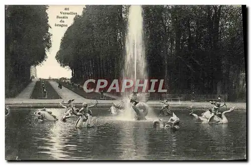 Cartes postales Varsailles Bassin du Dragon