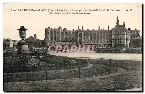 Cartes postales Saint Germain en Laye Le Chateau pris du Rond Point de la Terrasse