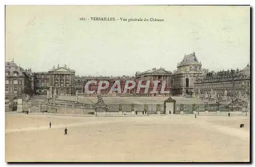 Ansichtskarte AK Versailles Vue Generale du Chateau