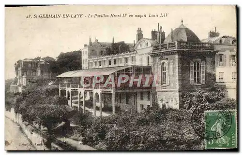 Cartes postales Saint Germain en Laye Le Pavillon Henri IV ou naquit Louis XIV