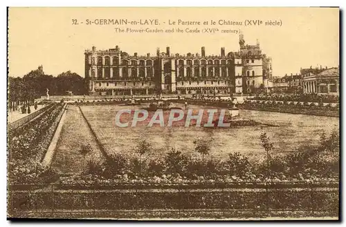 Cartes postales Saint Germain en Laye Le Parterre et le Chateau