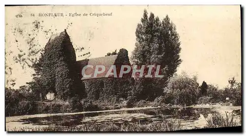 Ansichtskarte AK Honfleur Eglise de Criquebeuf