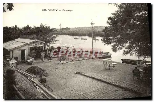 Cartes postales Vichy Canotage A l&#39aviron Aviron