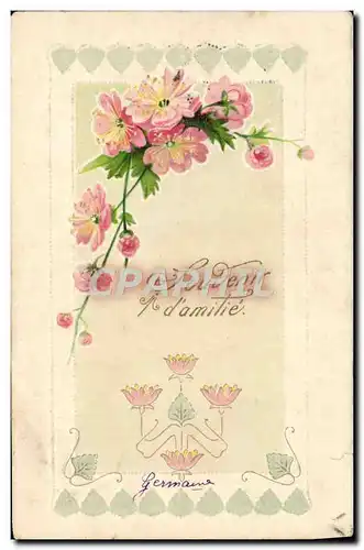 Cartes postales Fantaisie Fleurs