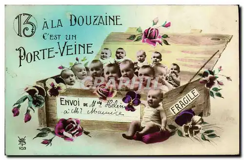 Cartes postales Fantaisie Enfants Bebe