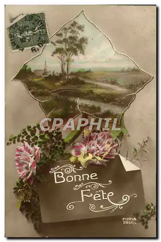 Cartes postales Fantaisie Fleurs