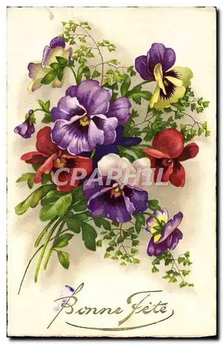 Cartes postales Fantaisie Fleurs